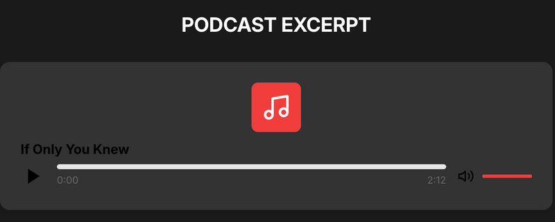 A Poetic Podcast -- Speaking of a girl who never noticed him, and ending with "My Darling."