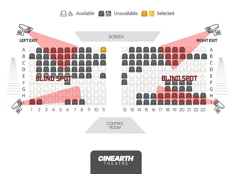 The Seating Chart -- displaying the blindspots.