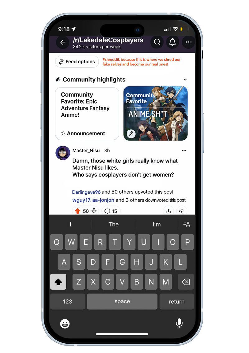The Shreddit Forum -- A friend that turned foe when David professed his affair with Brittany.